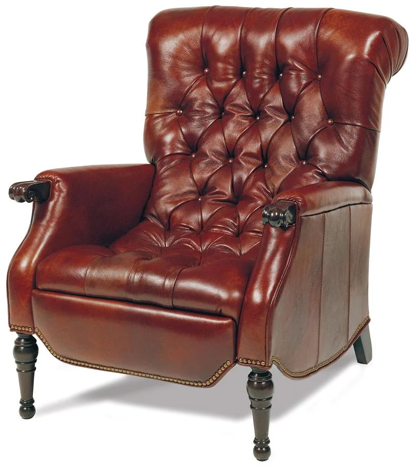 MotionCraft by Sherrill Recliners L1650 Traditional Tufted Push Back Recliner Weinberger's